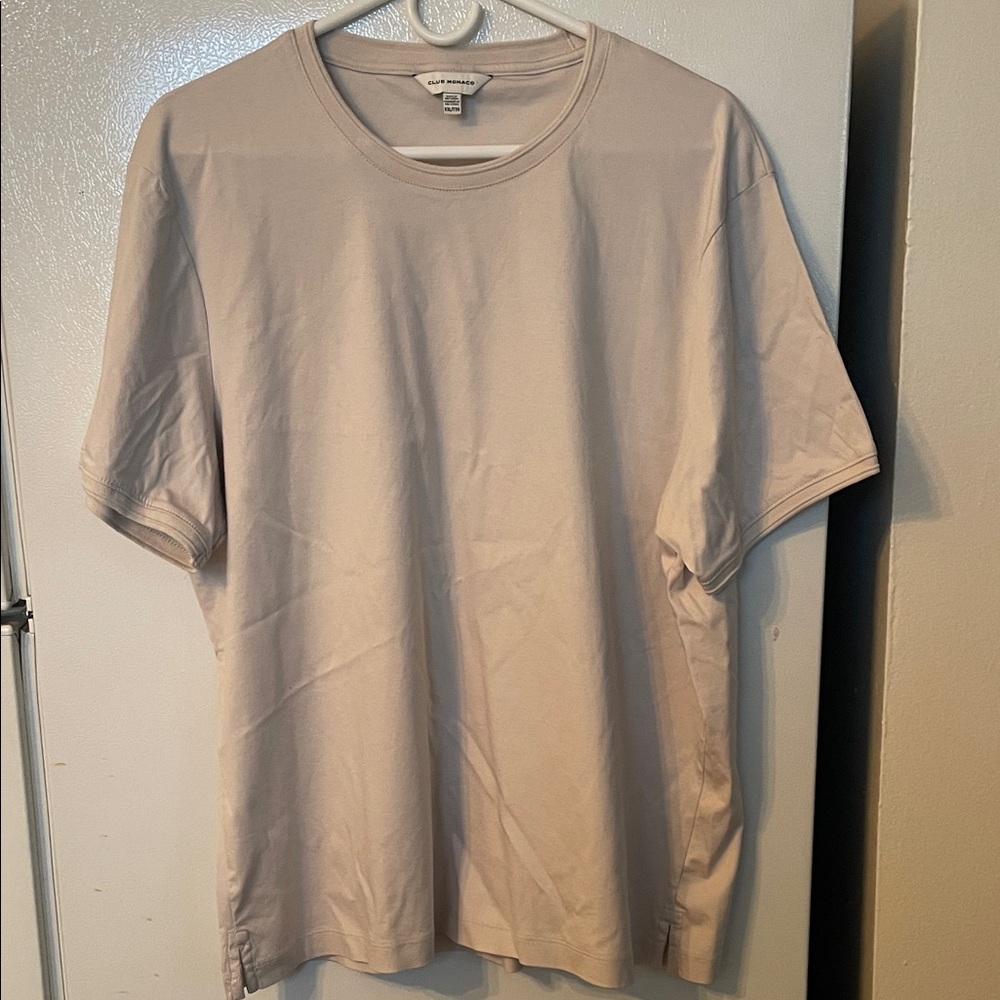 Club Monaco Men’s XXL 100% Cotton Relaxed Fit Short Sleeve Tee